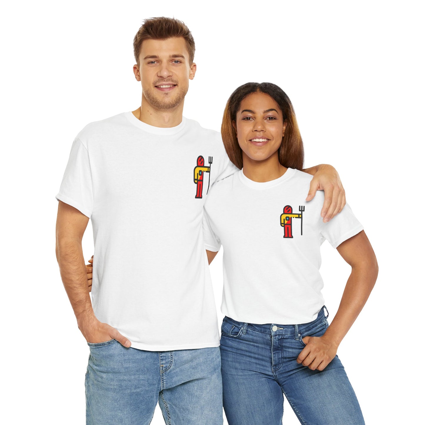 Bold Graphic Unisex Heavy Cotton Tee - Unique Design for Casual Wear