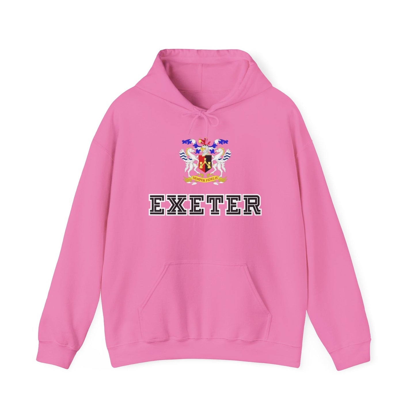 Exeter Crest Unisex Heavy Blend Hooded Sweatshirt