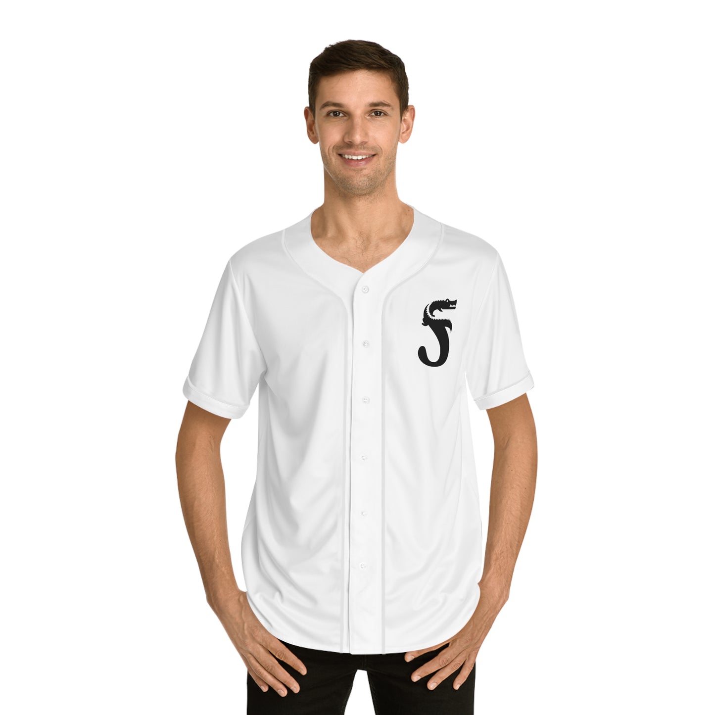 Men's Baseball Jersey - Classic Sportswear with Flag Design