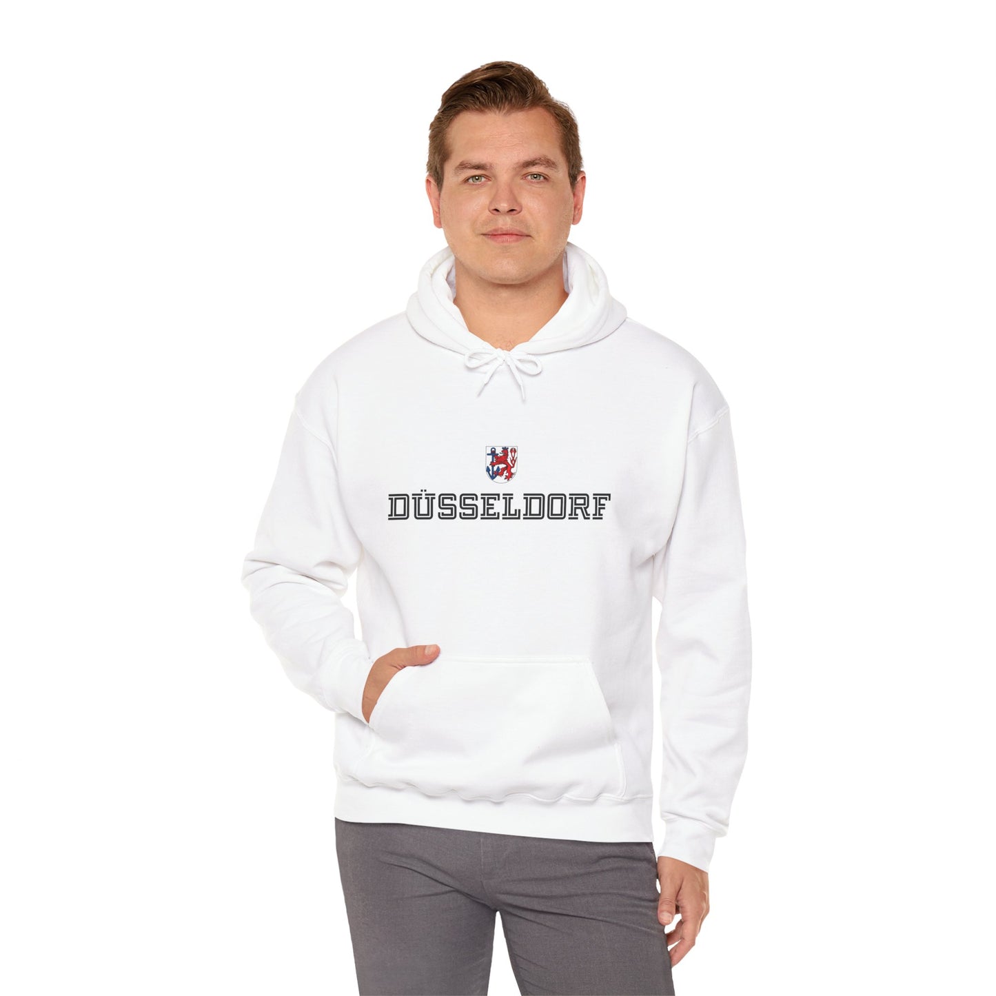 DÜSSELDORF Unisex Heavy Blend™ Hooded Sweatshirt - Cozy Casualwear for Every Occasion