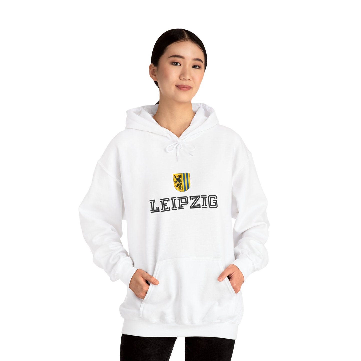 Leipzig Unisex Hoodie - Cozy Heavy Blend Sweatshirt for Casual Wear