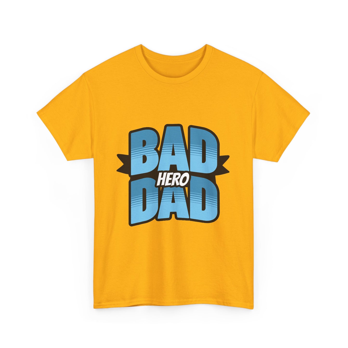 Bad Hero Dad Unisex Heavy Cotton Tee - Perfect Gift for Father's Day