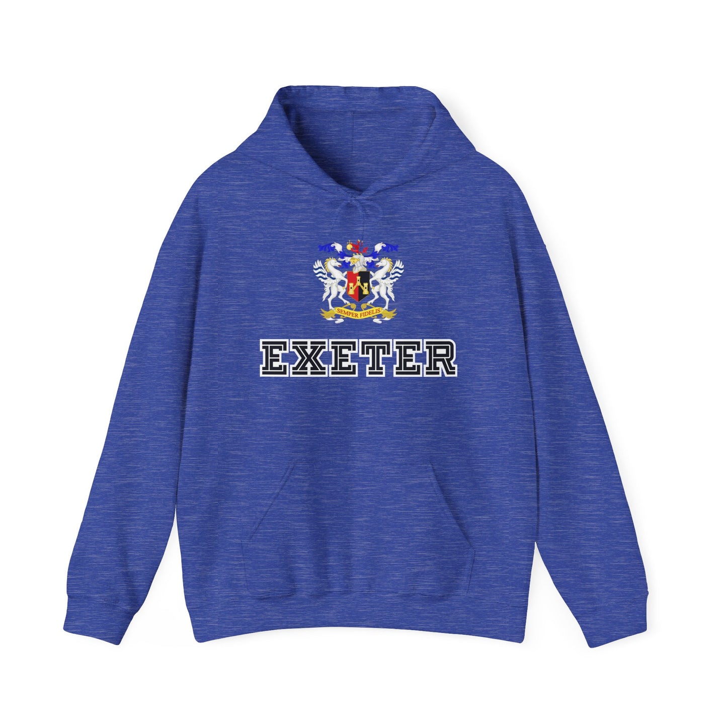 Exeter Crest Unisex Heavy Blend Hooded Sweatshirt