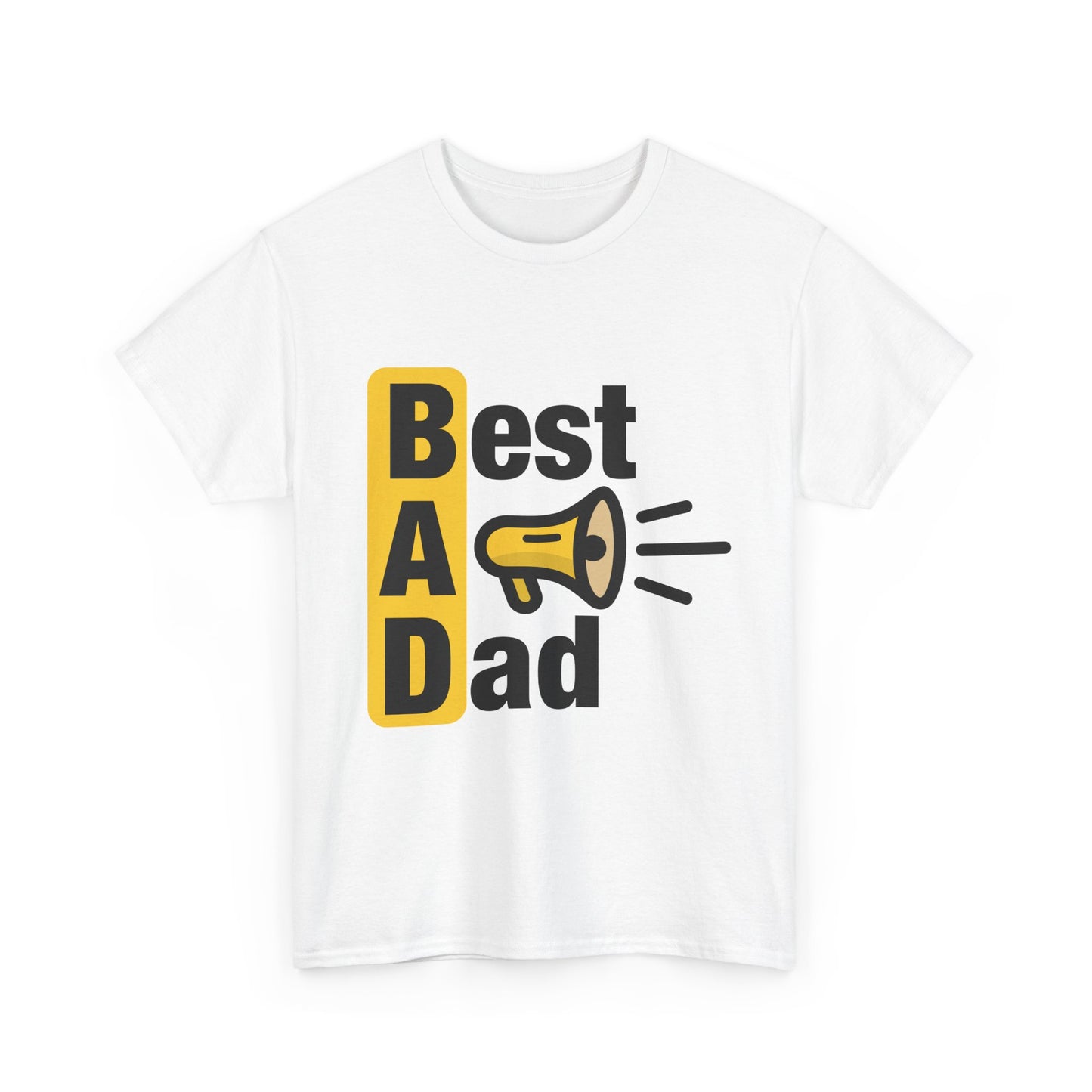 Best Dad Unisex Heavy Cotton Tee - Perfect Gift for Fathers Day