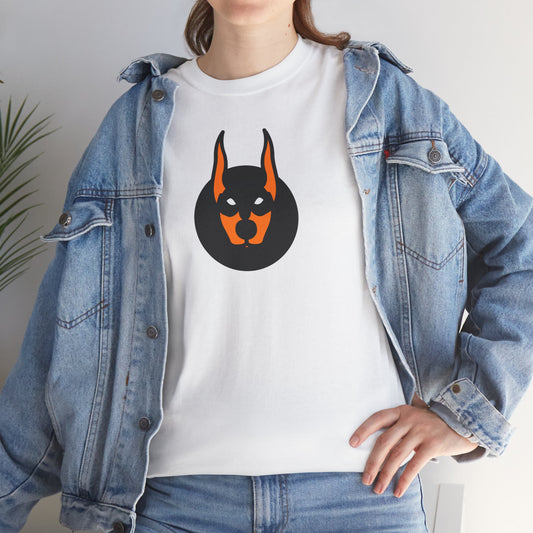 Cool Doberman Graphic Unisex Heavy Cotton Tee - Pet Lover's Apparel